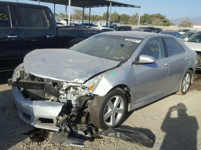 4T1BF1FK3EU754690 - 2014 TOYOTA CAMRY L SILVER photo 2