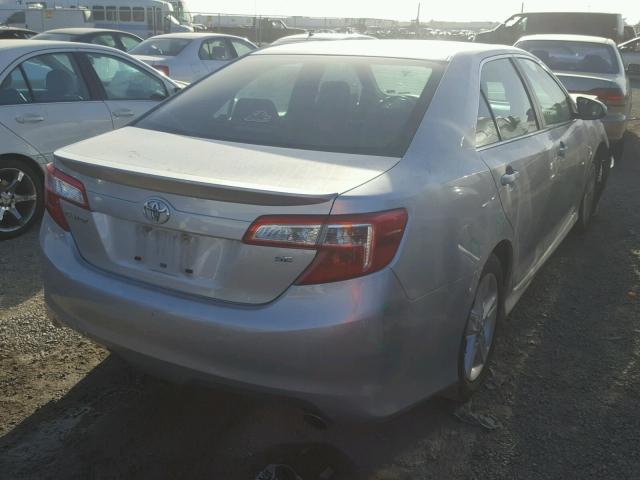 4T1BF1FK3EU754690 - 2014 TOYOTA CAMRY L SILVER photo 4