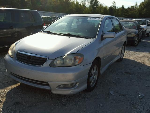 1NXBR32E18Z039849 - 2008 TOYOTA COROLLA SILVER photo 2