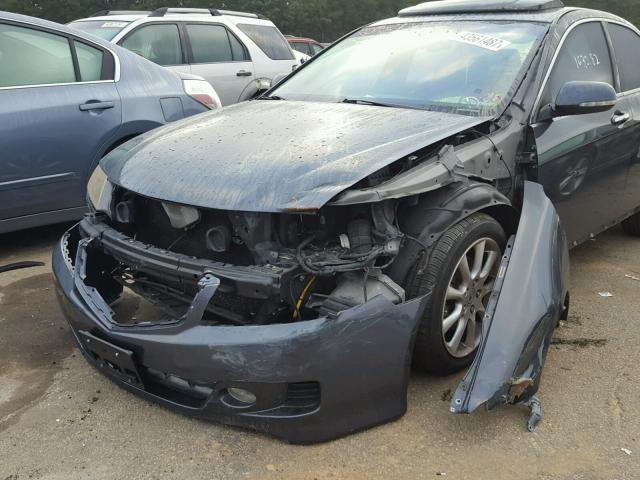 JH4CL96946C034477 - 2006 ACURA TSX GRAY photo 9