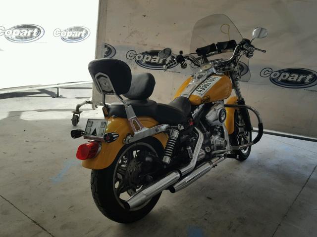 1HD1GV4148K336412 - 2008 HARLEY-DAVIDSON FXDC DAYTO YELLOW photo 4