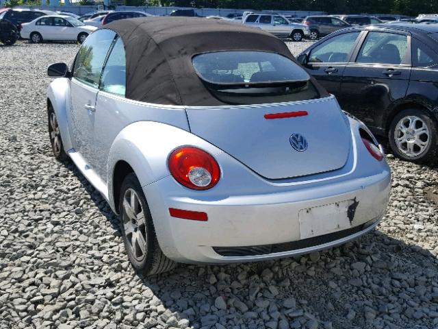 3VWRG31Y86M322350 - 2006 VOLKSWAGEN NEW BEETLE 灰色 照片 3