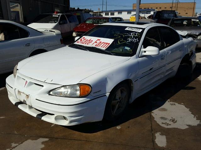 1G2NW52E7YM777620 - 2000 PONTIAC GRAND AM WHITE photo 2