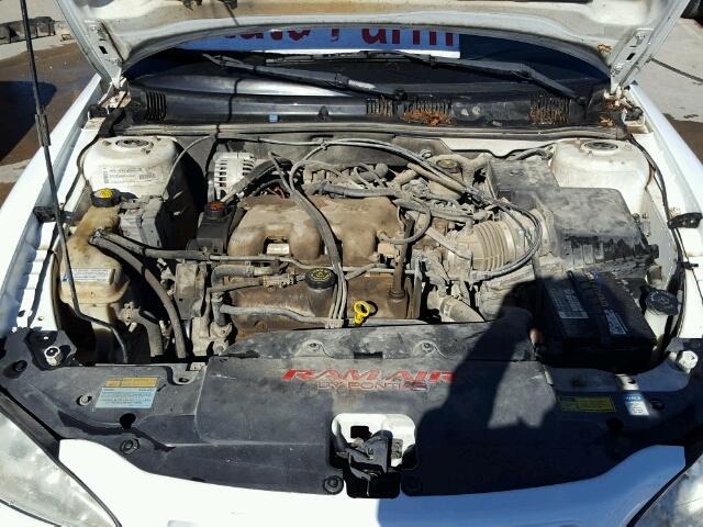 1G2NW52E7YM777620 - 2000 PONTIAC GRAND AM WHITE photo 7