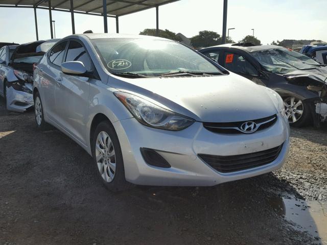 KMHDH4AE8CU361948 - 2012 HYUNDAI ELANTRA GL SILVER photo 1