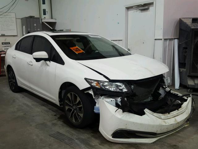 19XFB2F86FE033467 - 2015 HONDA CIVIC EX WHITE photo 1