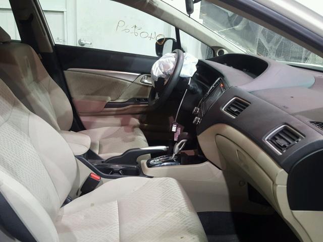 19XFB2F86FE033467 - 2015 HONDA CIVIC EX WHITE photo 5