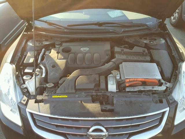 1N4CL2AP0AC107762 - 2010 NISSAN ALTIMA HYB BLACK photo 7