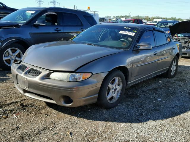 1G2WK52J71F259353 - 2001 PONTIAC GRAND PRIX GRAY photo 2