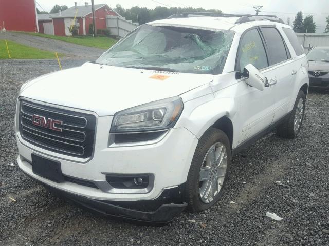 1GKKVSKD2HJ138512 - 2017 GMC ACADIA LIM WHITE photo 2