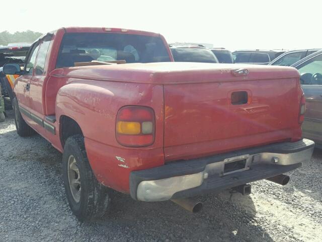 2GCEC19T0X1181146 - 1999 CHEVROLET SILVERADO RED photo 3