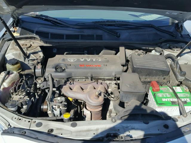 JTNBE46K373087648 - 2007 TOYOTA CAMRY NEW SILVER photo 7