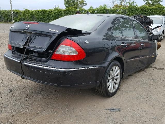 WDBUF92X88B224260 - 2008 MERCEDES-BENZ E 300 4MAT BLACK photo 4