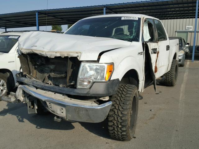 1FTFW1EFXCFB15265 - 2012 FORD F150 SUPER WHITE photo 2