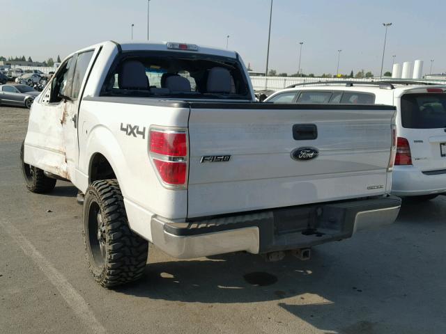 1FTFW1EFXCFB15265 - 2012 FORD F150 SUPER WHITE photo 3