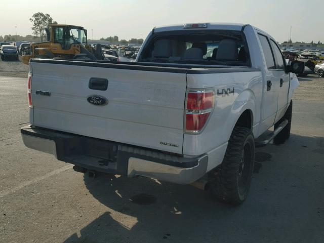 1FTFW1EFXCFB15265 - 2012 FORD F150 SUPER WHITE photo 4