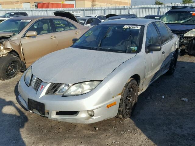 1G2JB52F147242729 - 2004 PONTIAC SUNFIRE SL SILVER photo 2