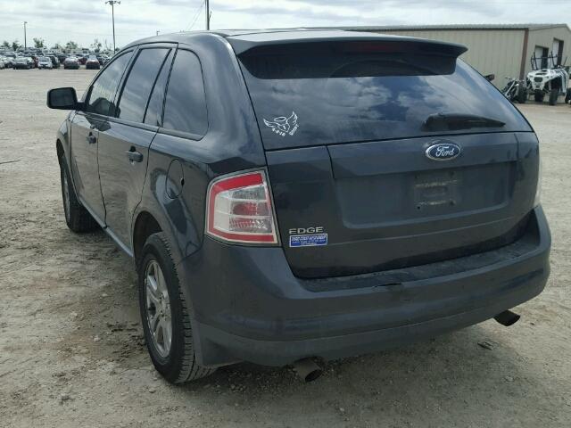 2FMDK36C07BB34140 - 2007 FORD EDGE SE GRAY photo 3