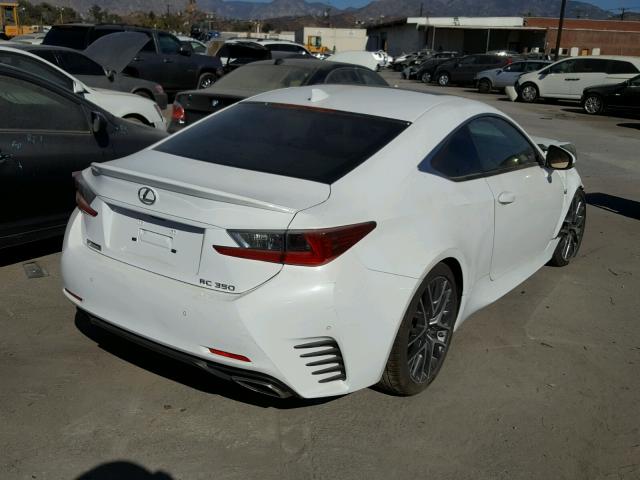 JTHHE5BC8F5001903 - 2015 LEXUS RC WHITE photo 4