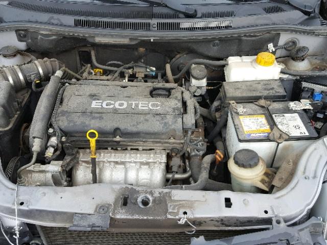 KL1TV55E09B391224 - 2009 CHEVROLET AVEO LS GRAY photo 7