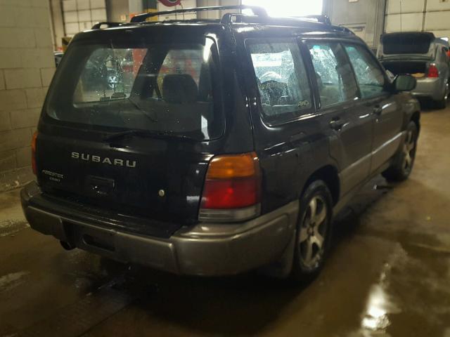JF1SF6553WG709378 - 1998 SUBARU FORESTER S BLACK photo 4