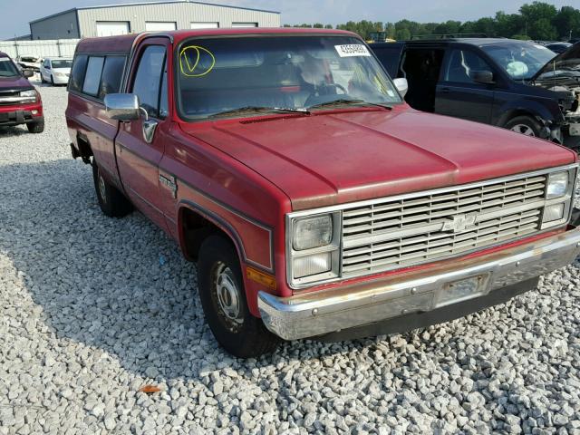 1GCCC14DXES155903 - 1984 CHEVROLET C10 RED photo 1