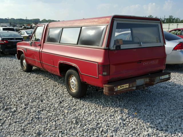 1GCCC14DXES155903 - 1984 CHEVROLET C10 RED photo 3