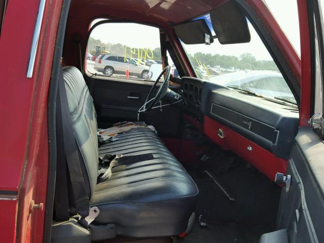 1GCCC14DXES155903 - 1984 CHEVROLET C10 RED photo 5