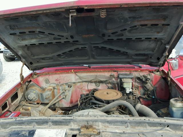1GCCC14DXES155903 - 1984 CHEVROLET C10 RED photo 7