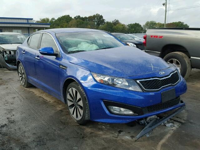 5XXGR4A61DG226941 - 2013 KIA OPTIMA SX BLUE photo 1