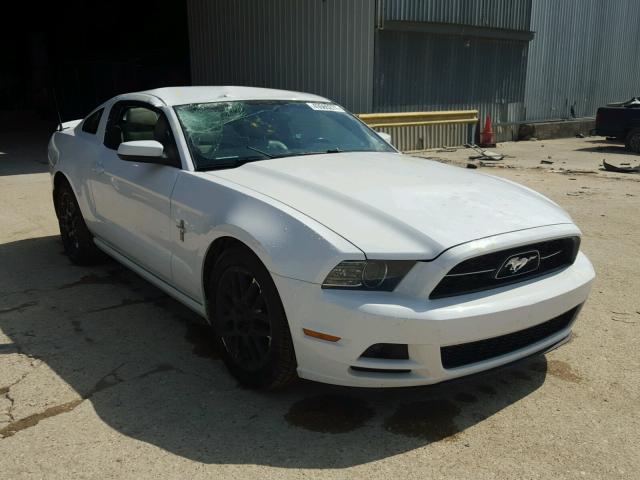 1ZVBP8AM2E5290396 - 2014 FORD MUSTANG WHITE photo 1