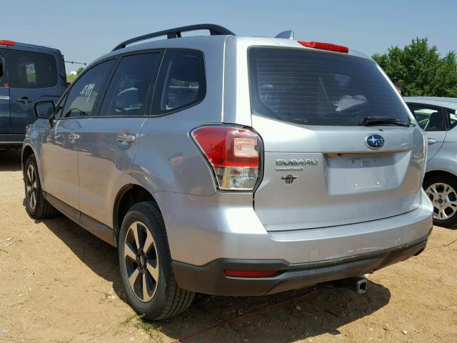 JF2SJABC4HH400256 - 2017 SUBARU FORESTER 2 SILVER photo 3