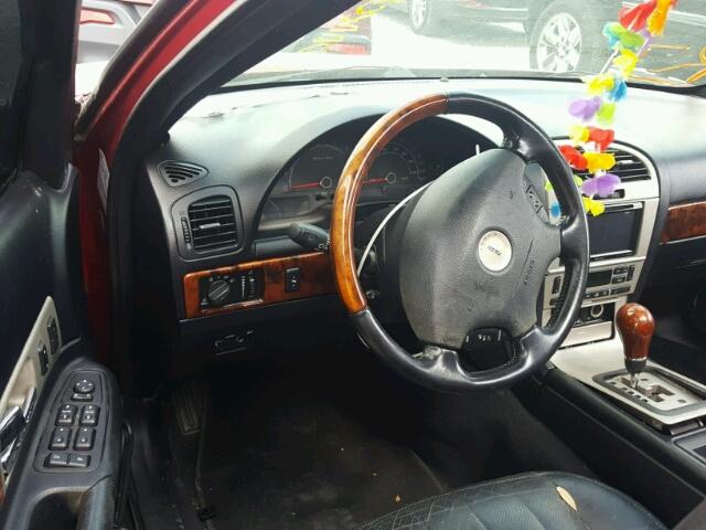 1LNHM87A43Y679065 - 2003 LINCOLN LS RED photo 9