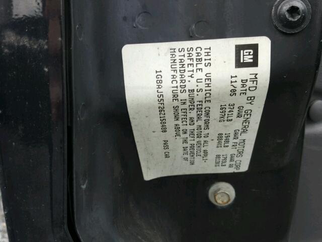 1G8AJ55F26Z158480 - 2006 SATURN ION LEVEL BLACK photo 10