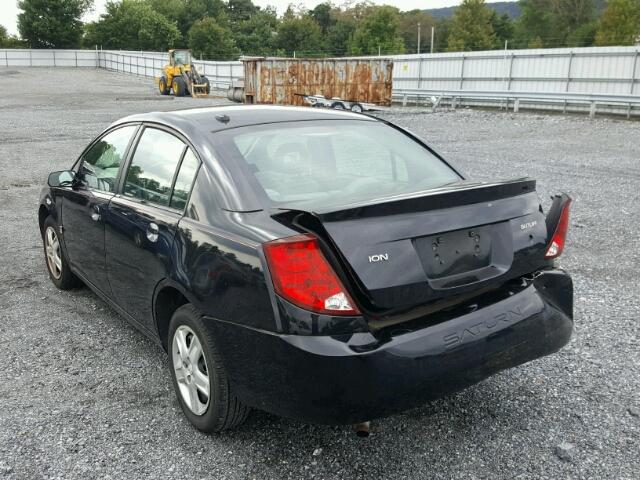 1G8AJ55F26Z158480 - 2006 SATURN ION LEVEL BLACK photo 3