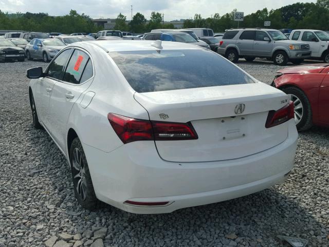 19UUB1F34FA024177 - 2015 ACURA TLX WHITE photo 3