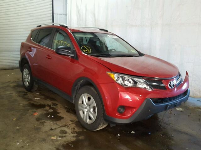 2T3BFREV8FW353803 - 2015 TOYOTA RAV4 LE RED photo 1