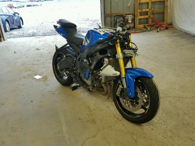 JS1GR7MA0F2101112 - 2015 SUZUKI GSX-R750 BLUE photo 1