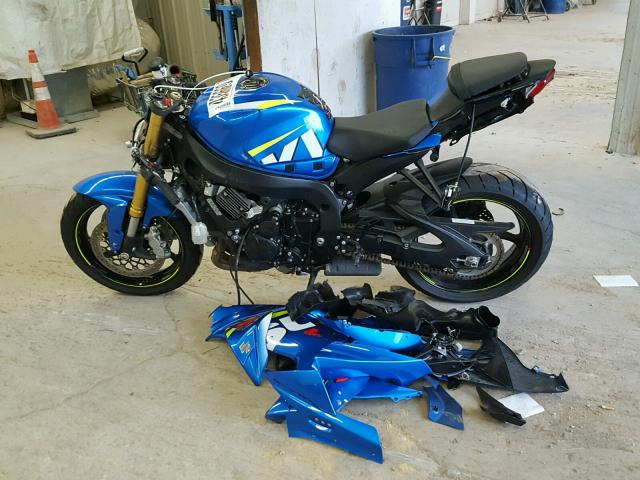 JS1GR7MA0F2101112 - 2015 SUZUKI GSX-R750 BLUE photo 9