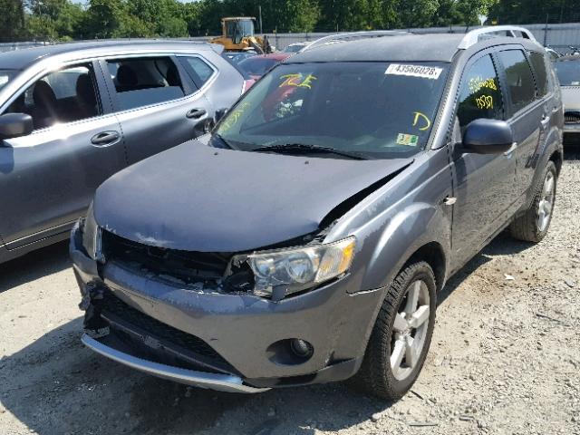 JA4MS41X97U002535 - 2007 MITSUBISHI OUTLANDER GRAY photo 2