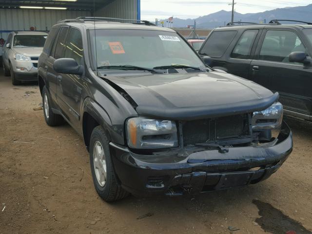 1GNDT13S422524231 - 2002 CHEVROLET TRAILBLAZE BLACK photo 1