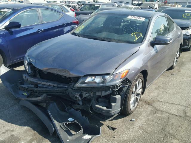 1HGCT1B71EA003027 - 2014 HONDA ACCORD EX GRAY photo 2