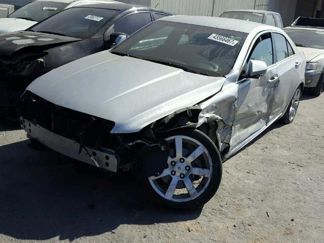 1G6AA5RA2D0131269 - 2013 CADILLAC ATS SILVER photo 2