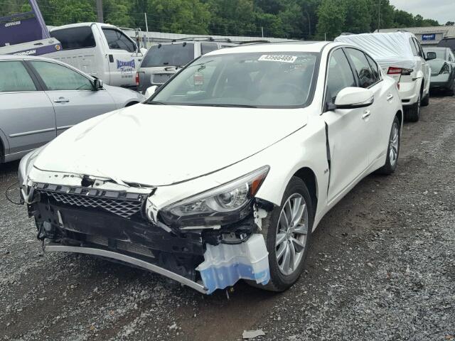 JN1EV7AP5HM742767 - 2017 INFINITI Q50 PREMIU WHITE photo 2