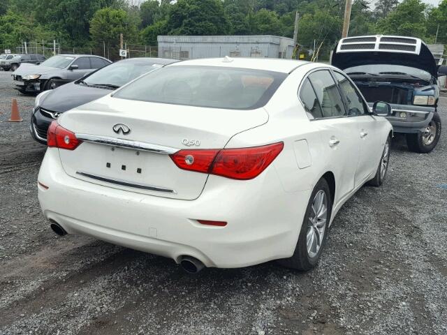 JN1EV7AP5HM742767 - 2017 INFINITI Q50 PREMIU WHITE photo 4