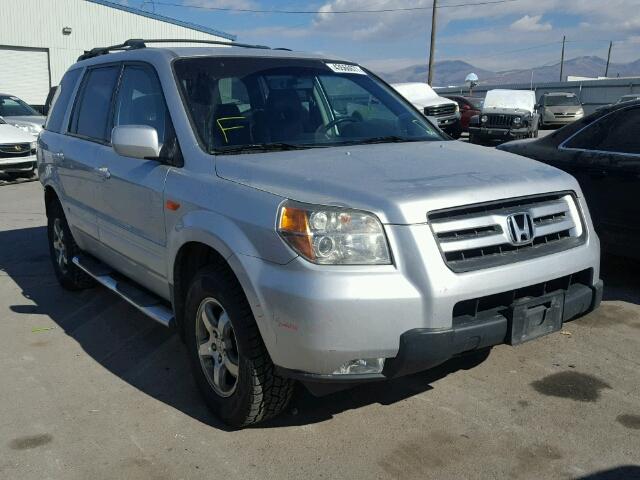 2HKYF18547H503423 - 2007 HONDA PILOT EXL SILVER photo 1