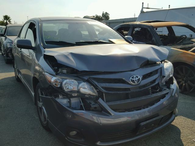 5YFBU4EE7CP042863 - 2012 TOYOTA COROLLA BA GRAY photo 1