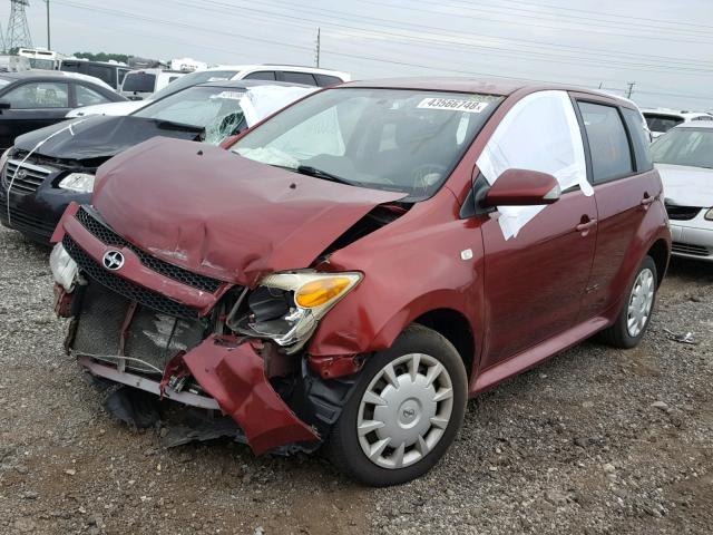 JTKKT624760160171 - 2006 TOYOTA SCION XA ბურგუნდია ფოტო 2