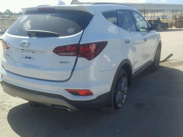 5XYZU3LB0HG485031 - 2017 HYUNDAI SANTA FE S 白色 照片 4