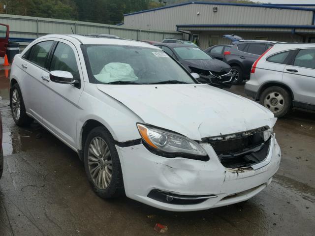 1C3BC2FG4BN562316 - 2011 CHRYSLER 200 WHITE photo 1